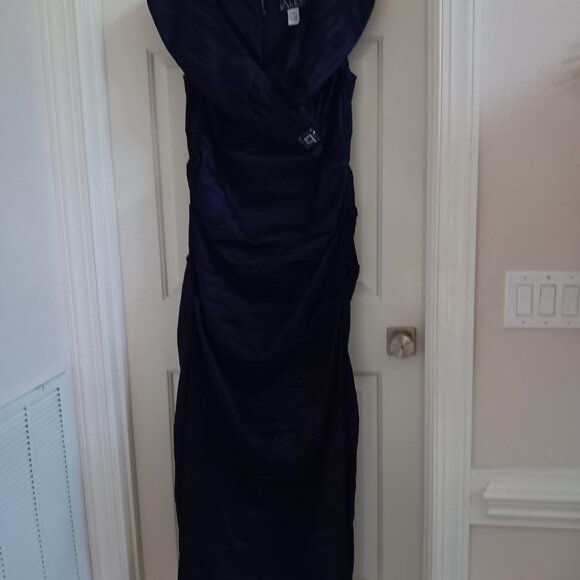 16W Women's Alex Evenings Purple Evening Gown - Picture 2 of 5